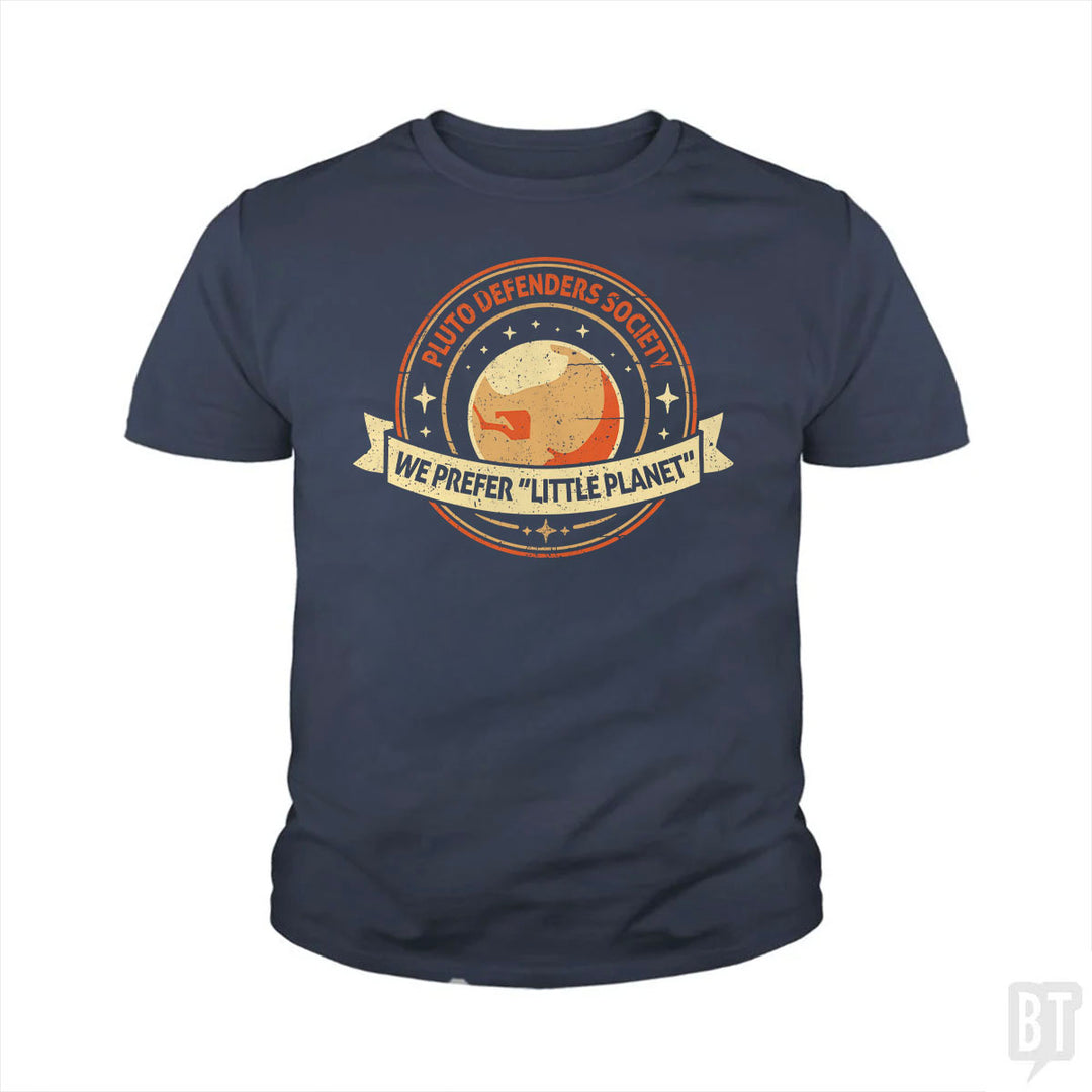 Pluto Defenders Society Kids Shirt