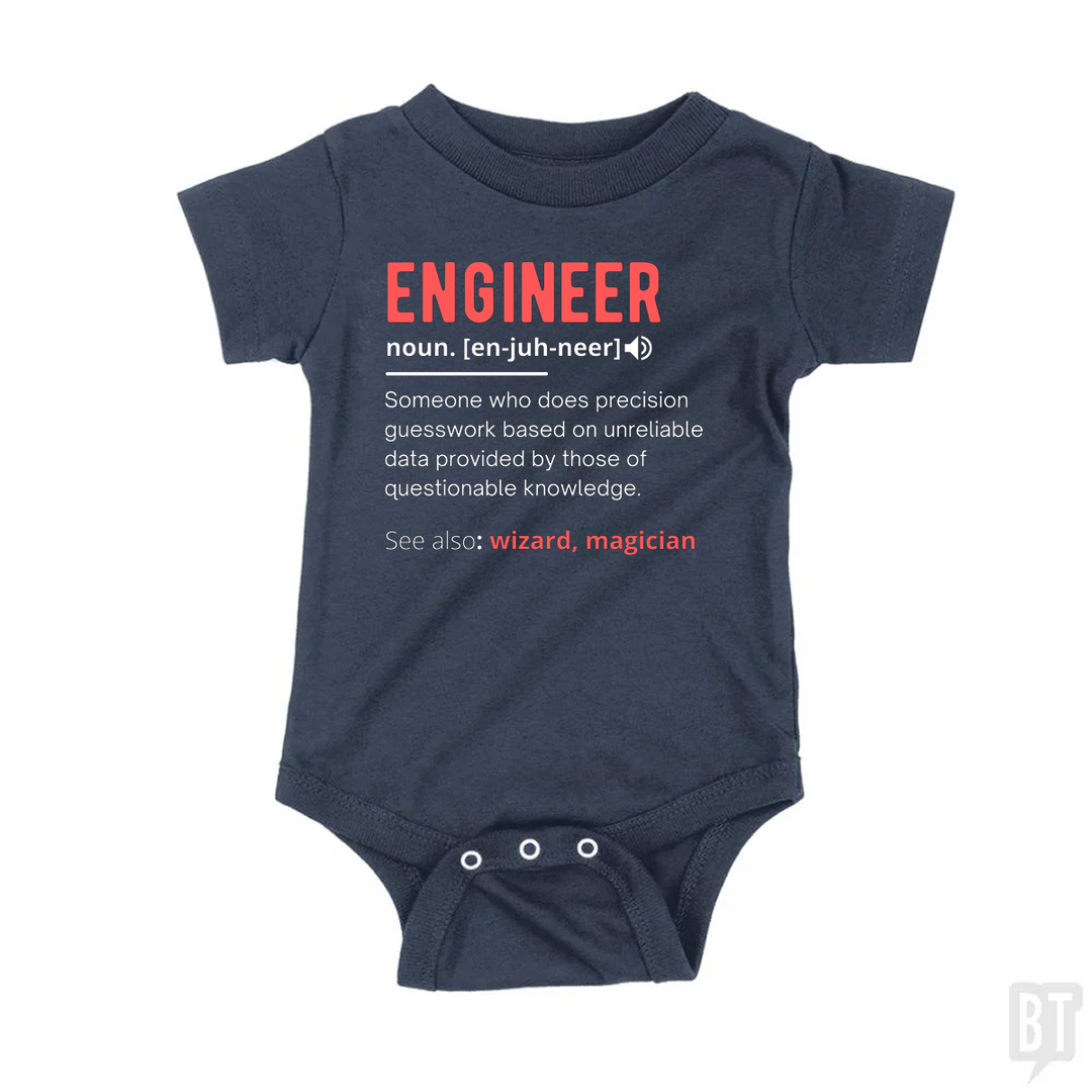 Engineer Definition Baby One-Piece