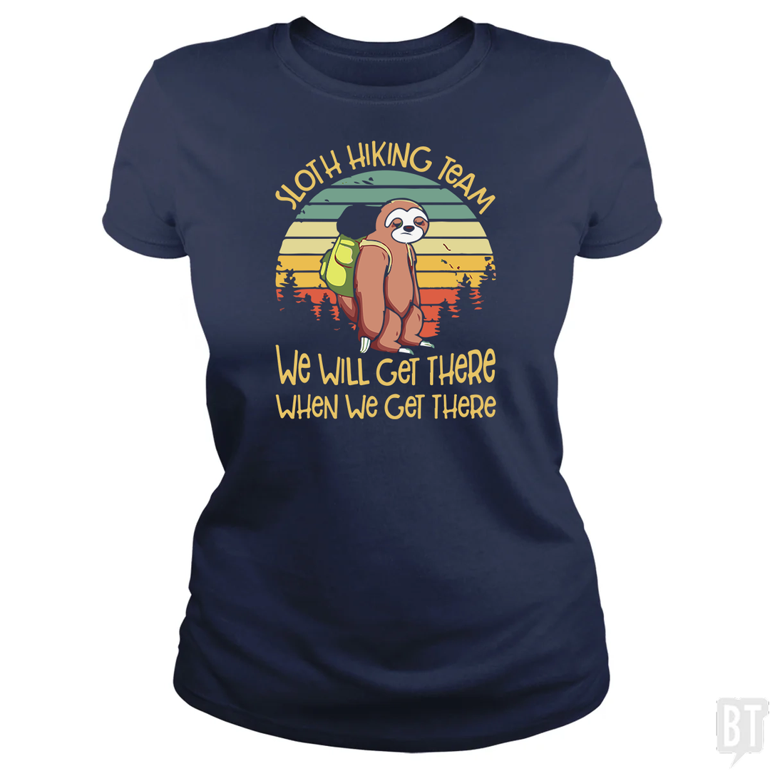 Funny Sloth Hiking Team #2