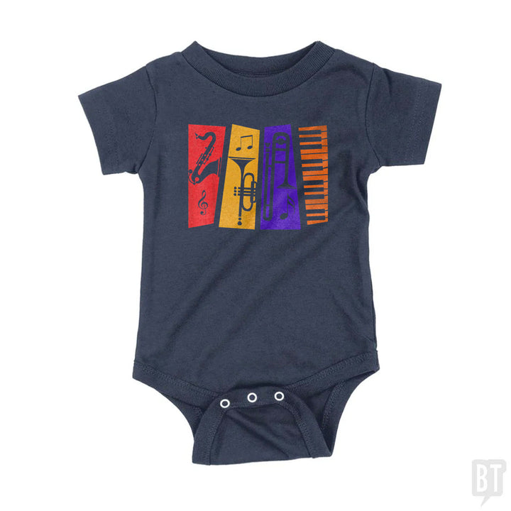 Jazz Music Baby One-Piece