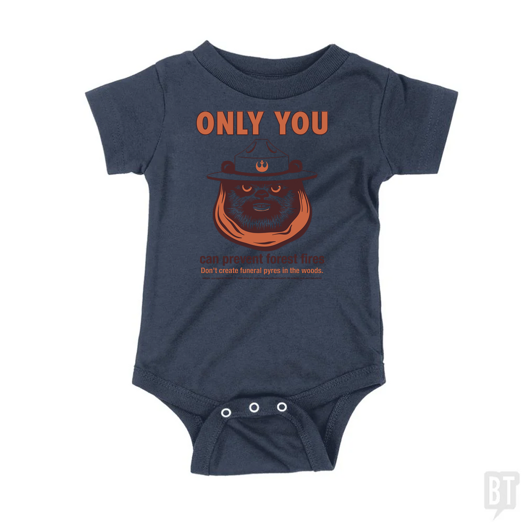 Ewok PSA Baby One-Piece