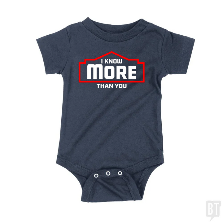 I Know More Than You #2 Baby One-Piece