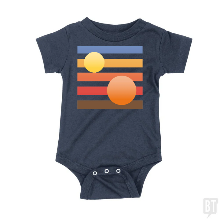 Artistic Tatooine Baby One-Piece