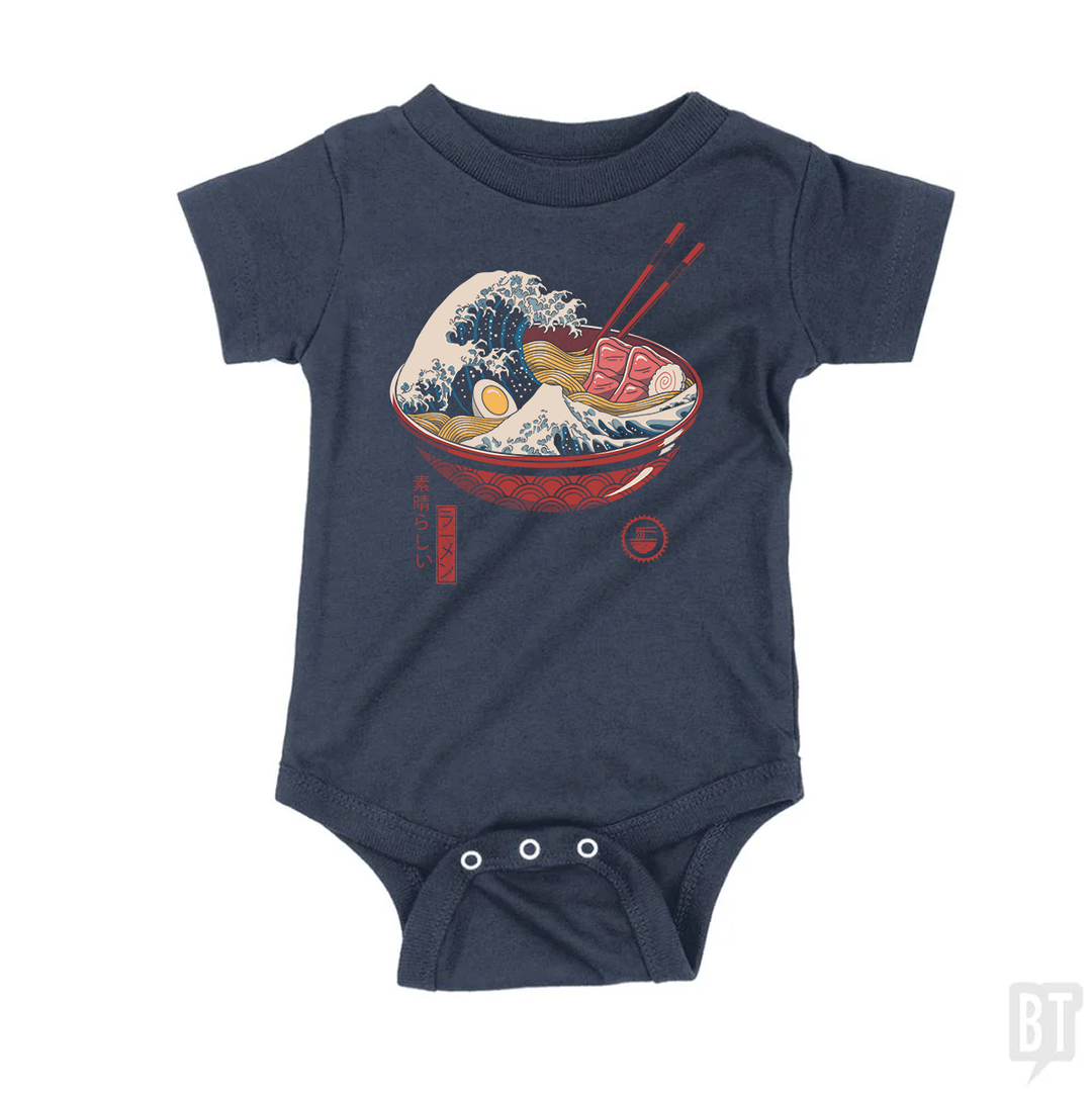 Great Ramen Wave Baby One-Piece