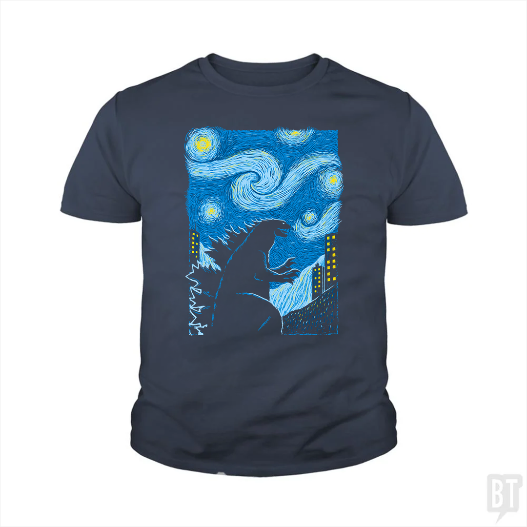 Gogh-Zilla Kids Shirt