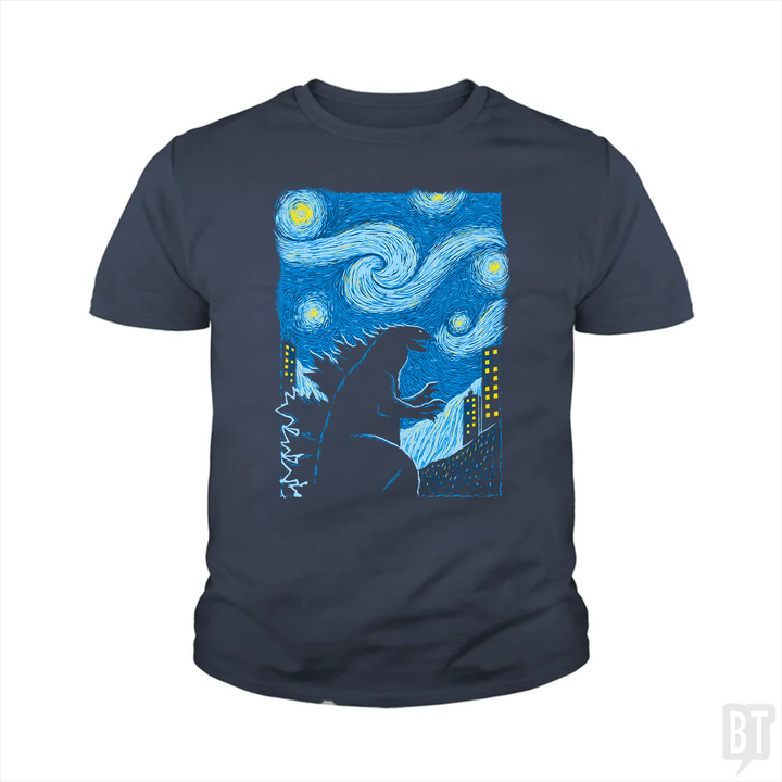 Gogh-Zilla Kids Shirt