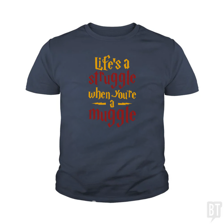 Muggle Struggle Kids Shirt