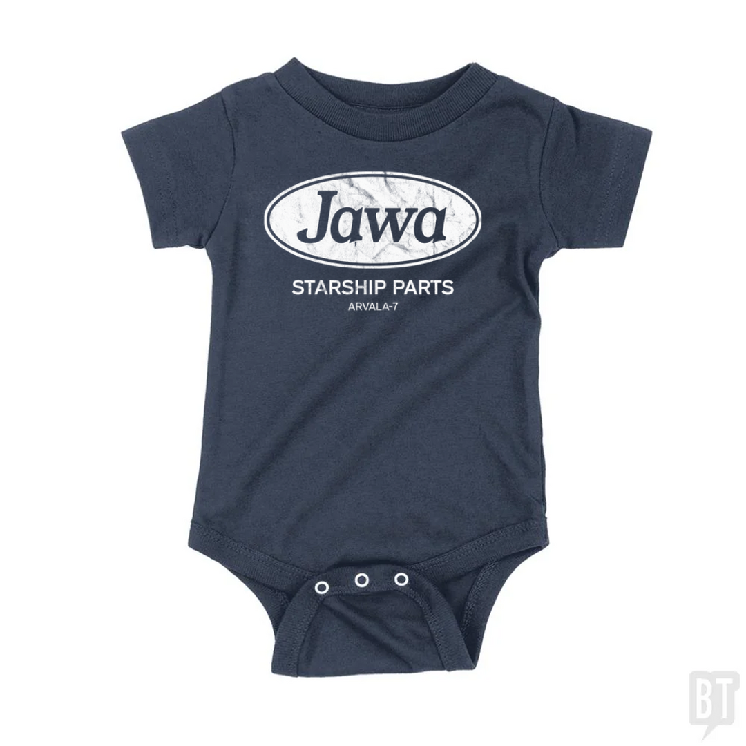 Jawa Starship Parts Baby One-Piece