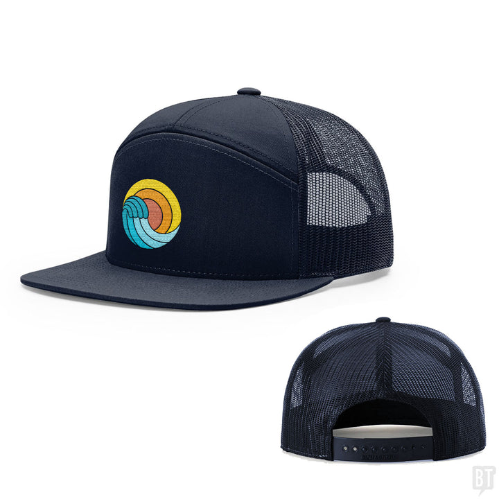 Retro Beach Wave Hats