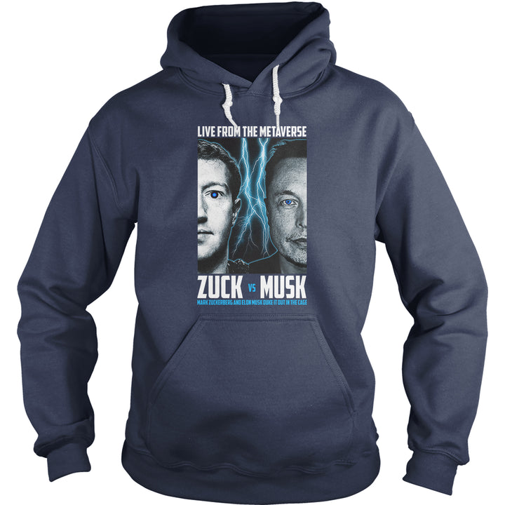 Zuck vs Musk Live From The Metaverse Hoodie