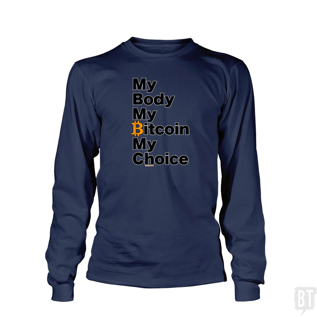 My Body My Bitcoin Long Sleeve