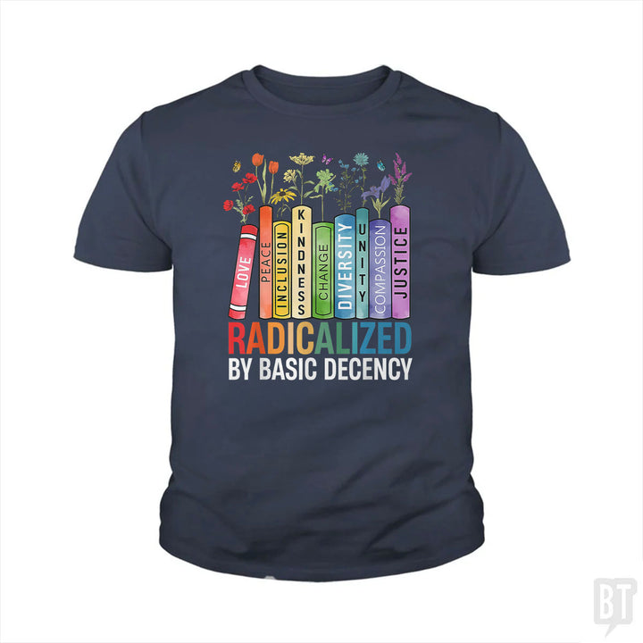 Book Flower Kids Shirt