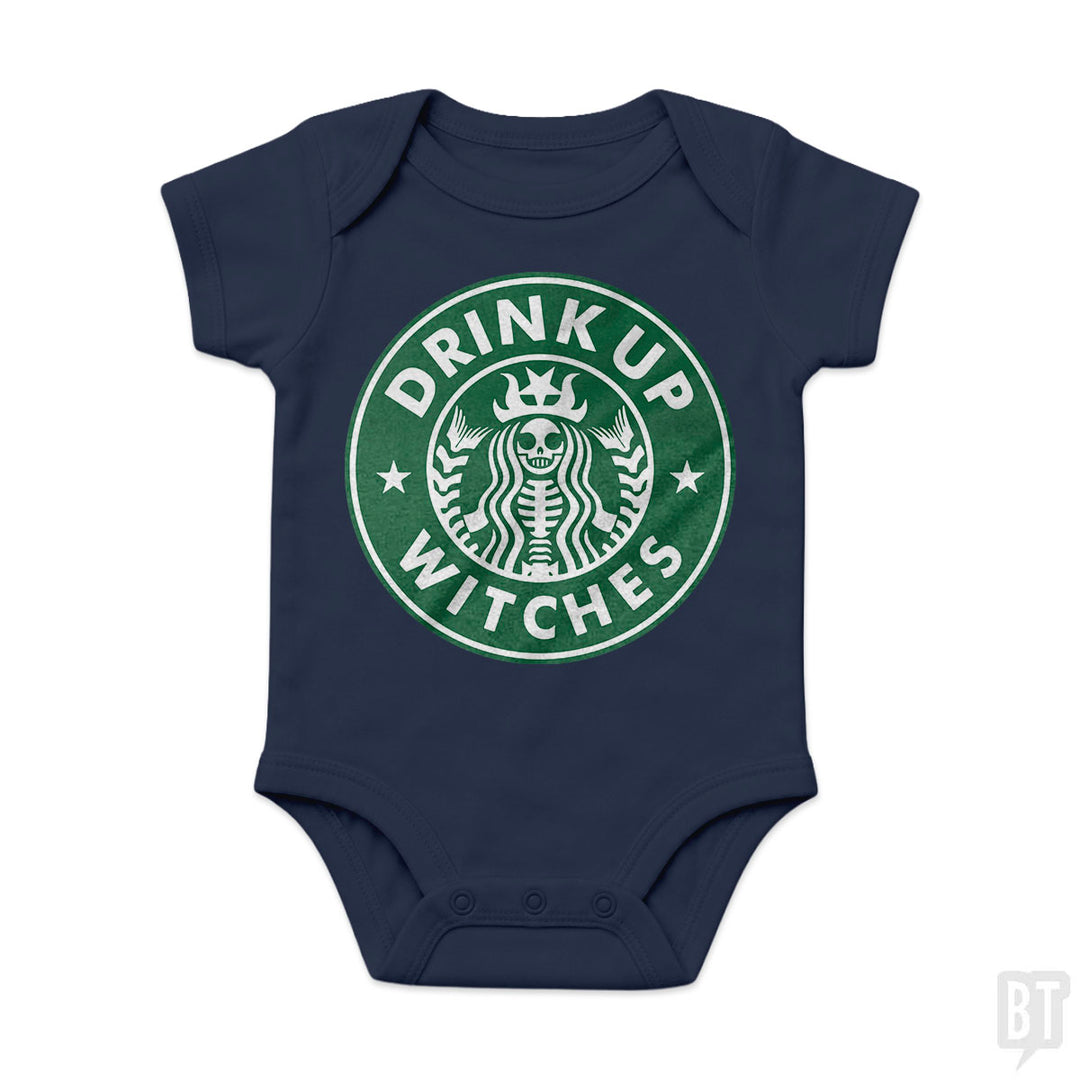Drink Up Witches Baby One-Piece