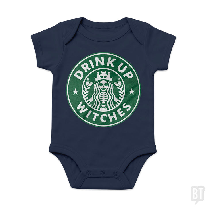 Drink Up Witches Baby One-Piece