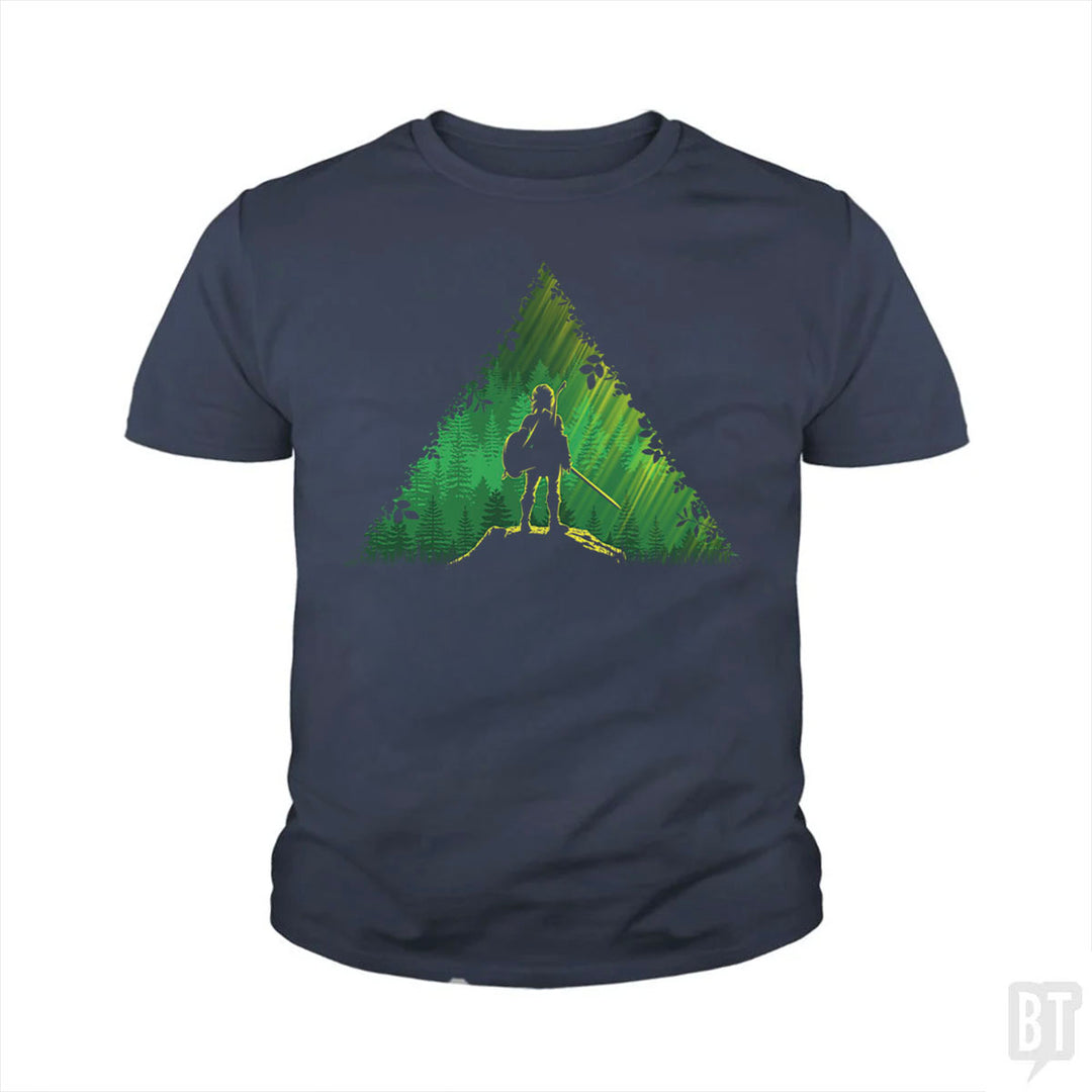 Link In A Forest Kids Shirt
