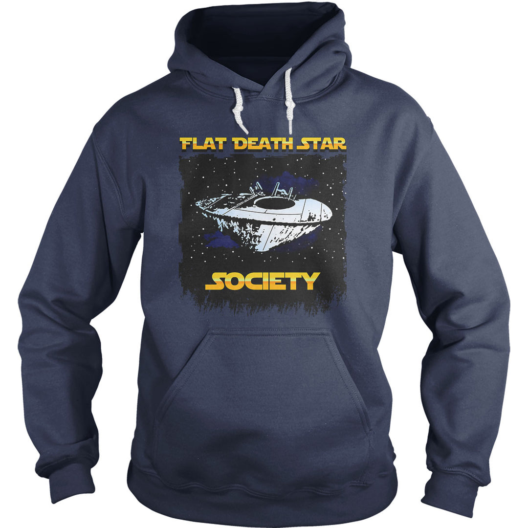 Flat Death Star Society Hoodie