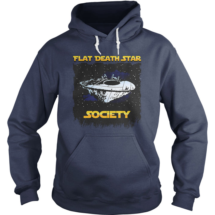 Flat Death Star Society Hoodie