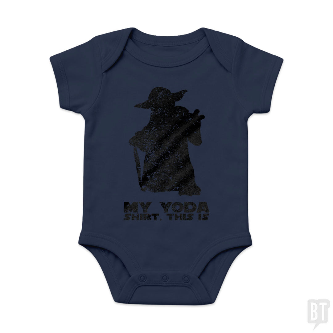 This is my Yoda Baby One-Piece