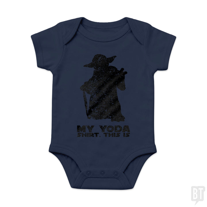 This is my Yoda Baby One-Piece