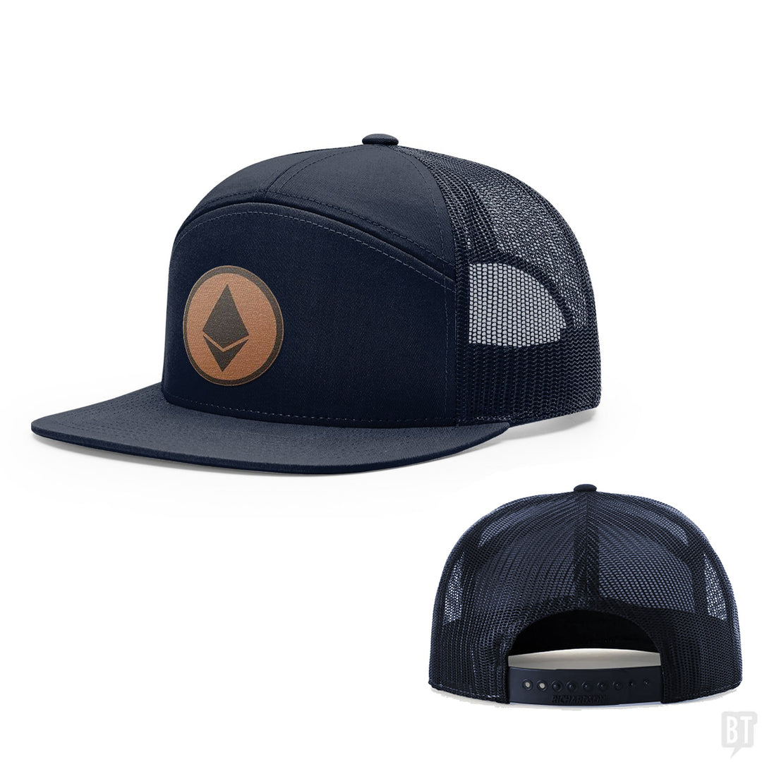 Ethereum Leather Patch Hats