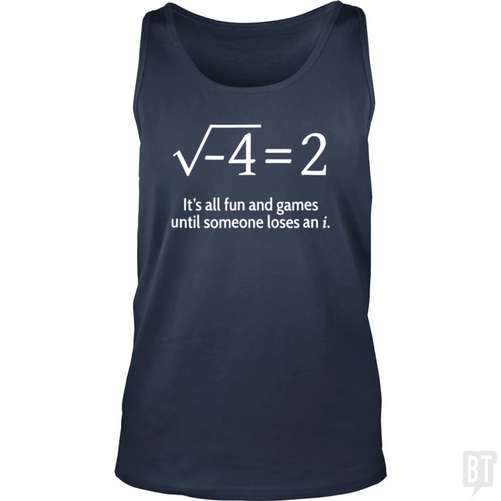 Funny Math Tank Top
