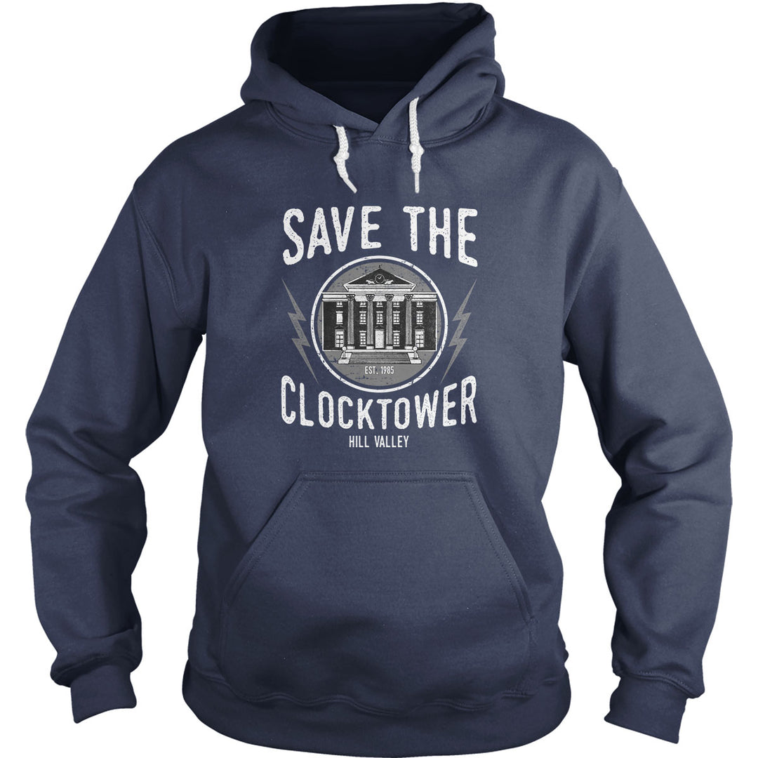 Calltower Merch Save The Clock Tower Hoodie | BustedTees – BustedTees.com