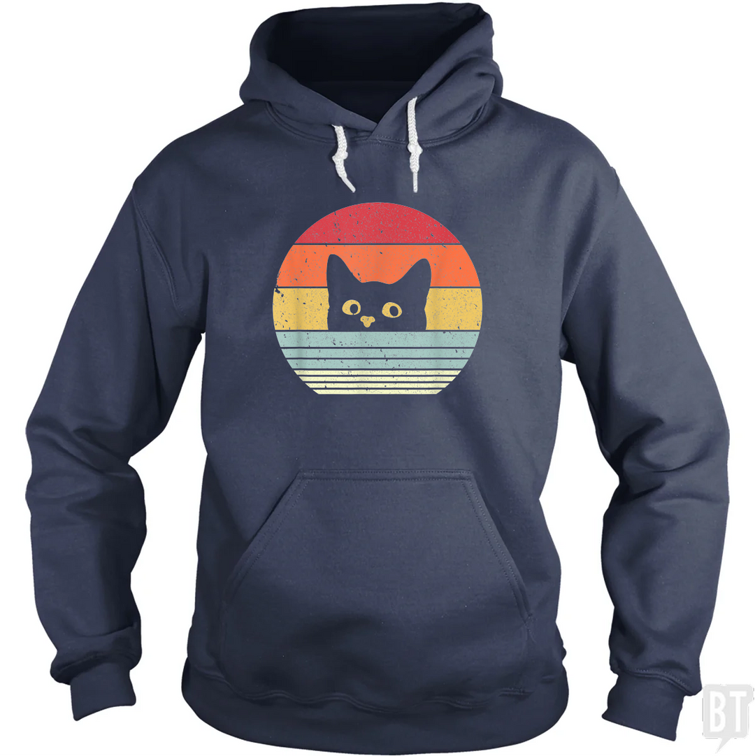 Cat Retro Style Hoodie