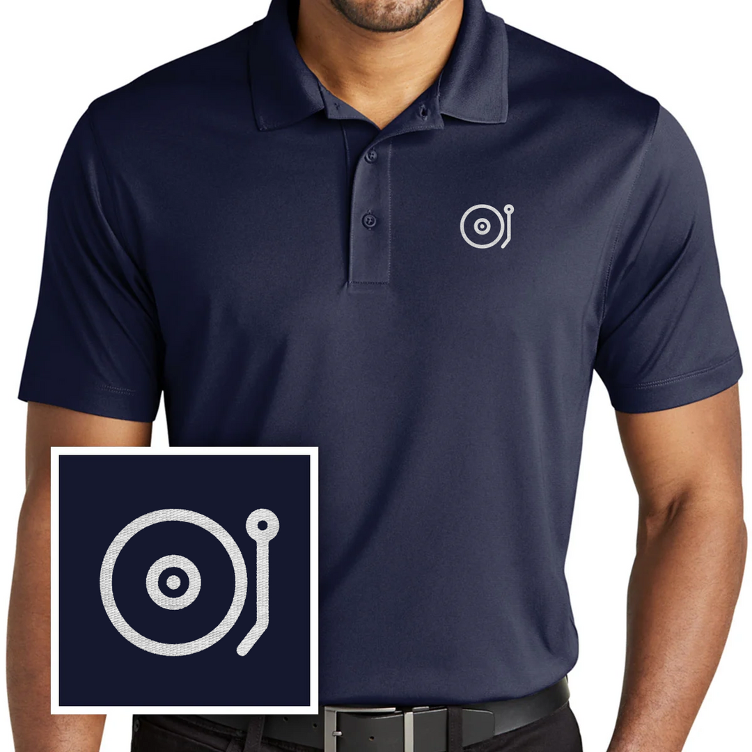 Turntable Music Polo Shirt
