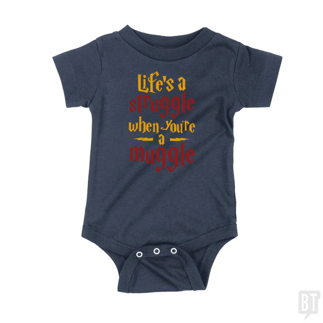 Muggle Struggle Baby One-Piece