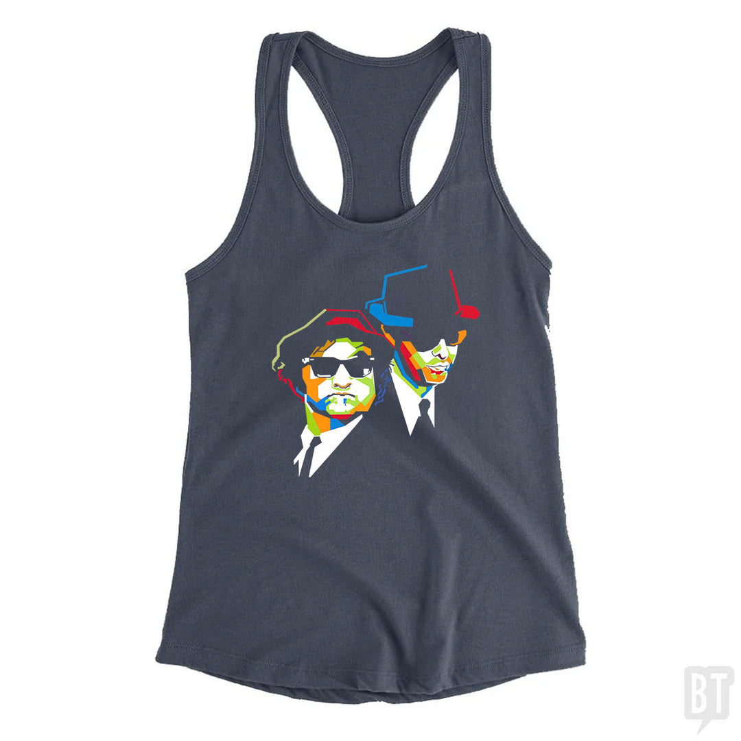Blues Brothers Cubism Tank Top