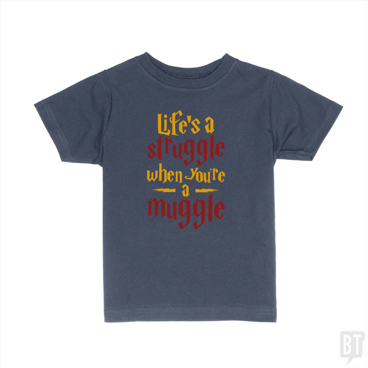 Muggle Struggle Kids Shirt