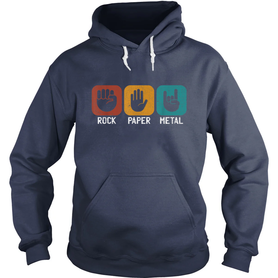 Rock Paper Metal Hoodie
