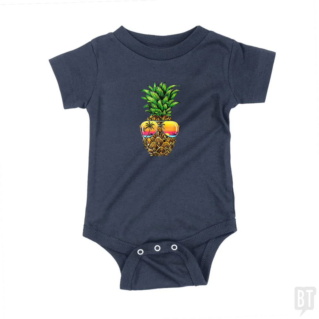 Sunglasses Pineapple Baby One-Piece