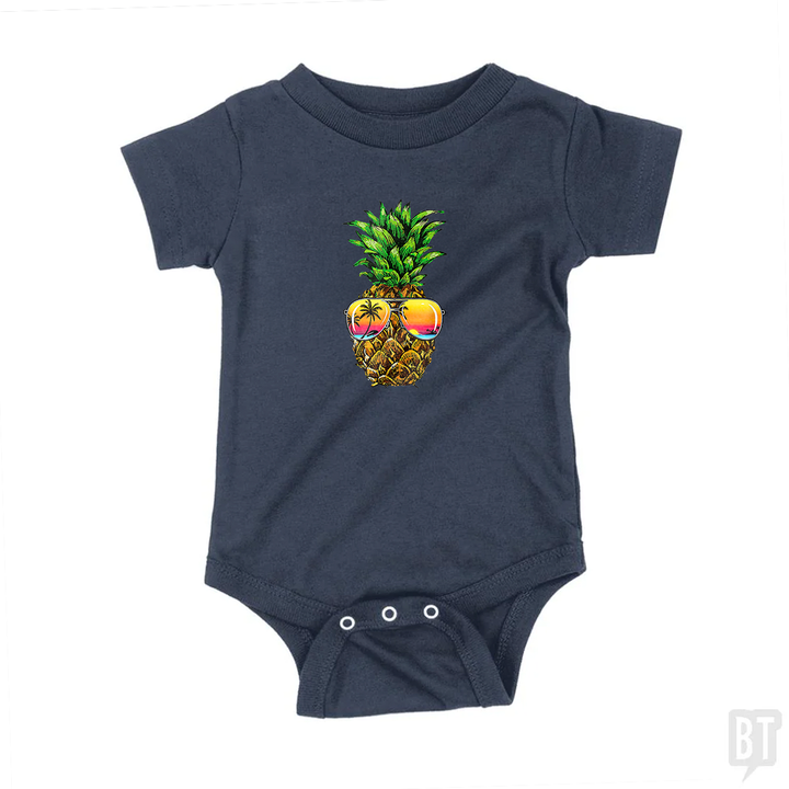 Sunglasses Pineapple Baby One-Piece