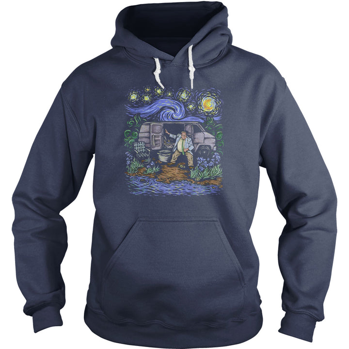 Starry Night Down By The River Hoodie