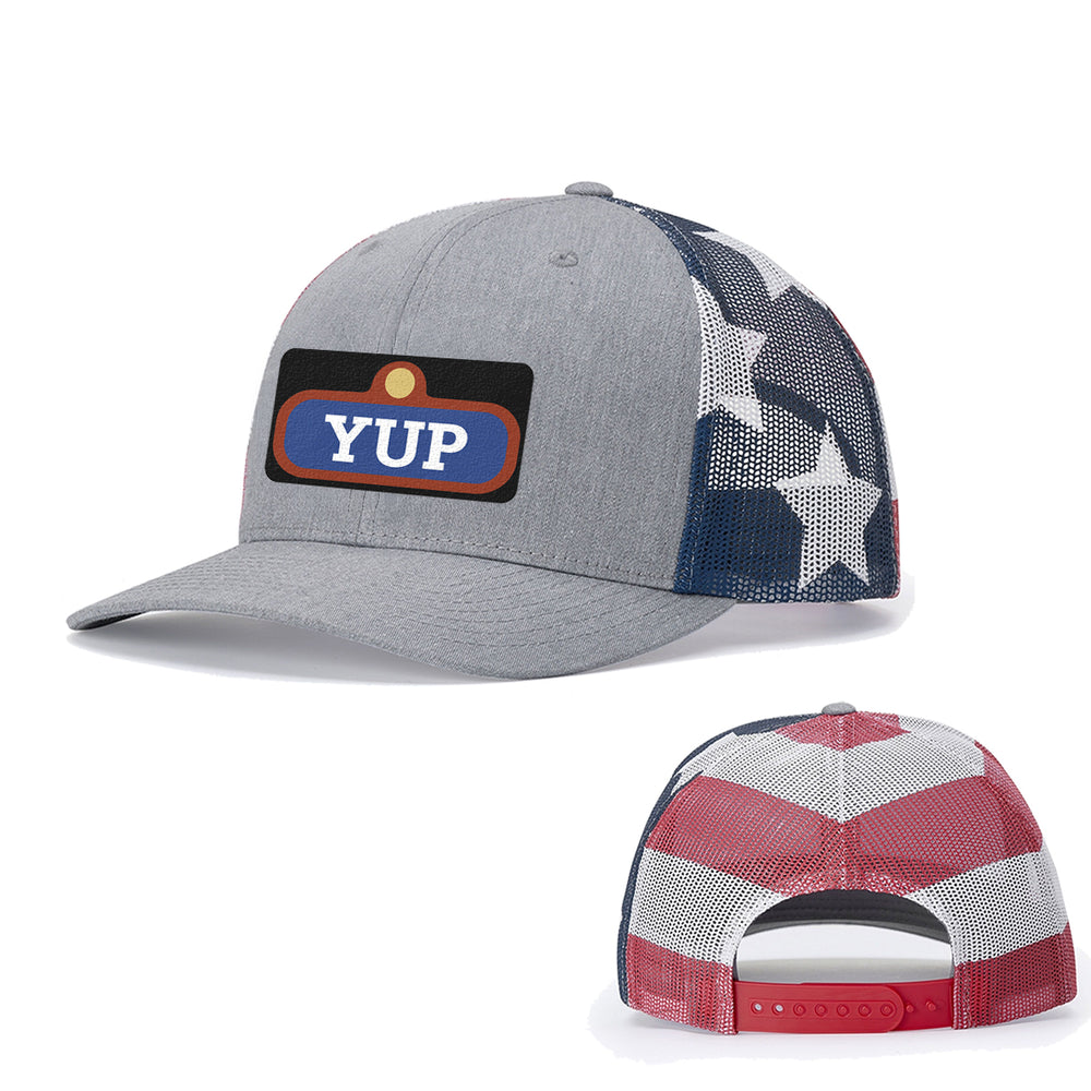 YUP Patriotic Patch Hats