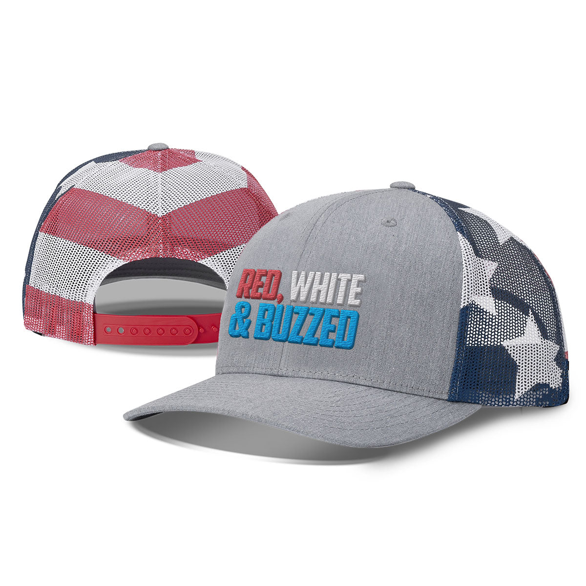 Red White And Buzzed Patriotic Hats