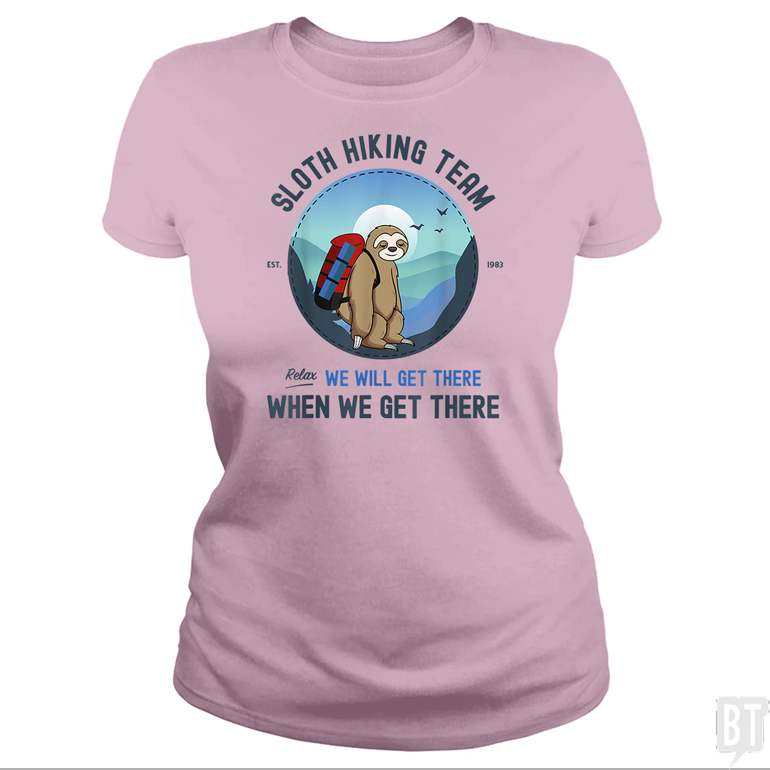 Funny Sloth Hiking Team