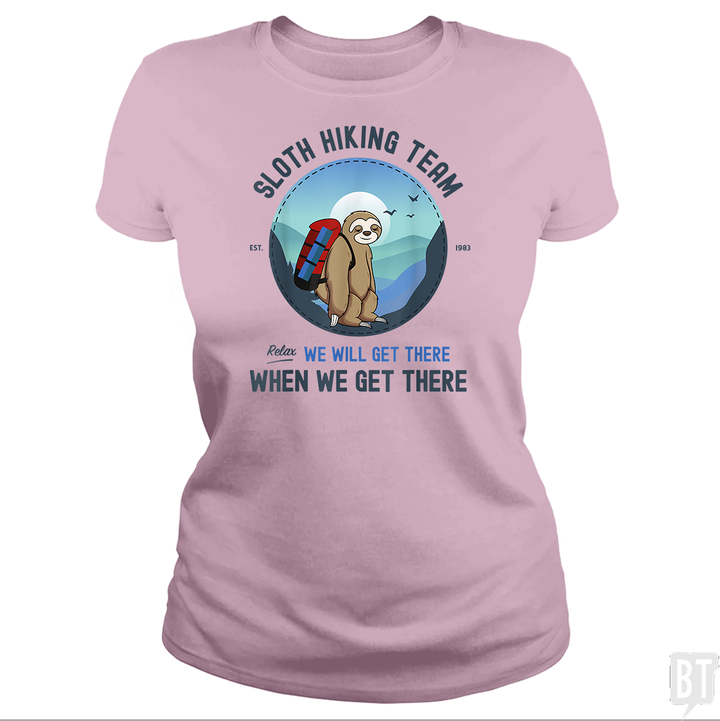 Funny Sloth Hiking Team