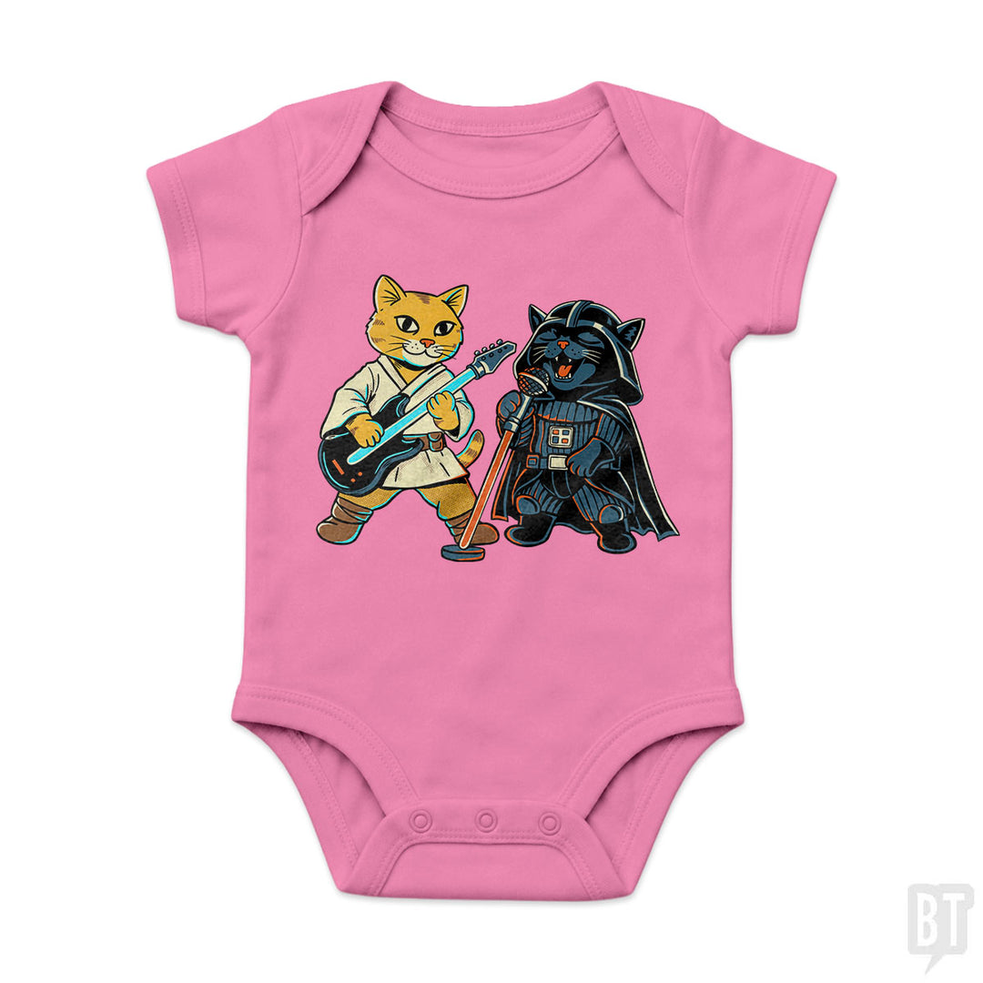 Star Meow Baby One-Piece