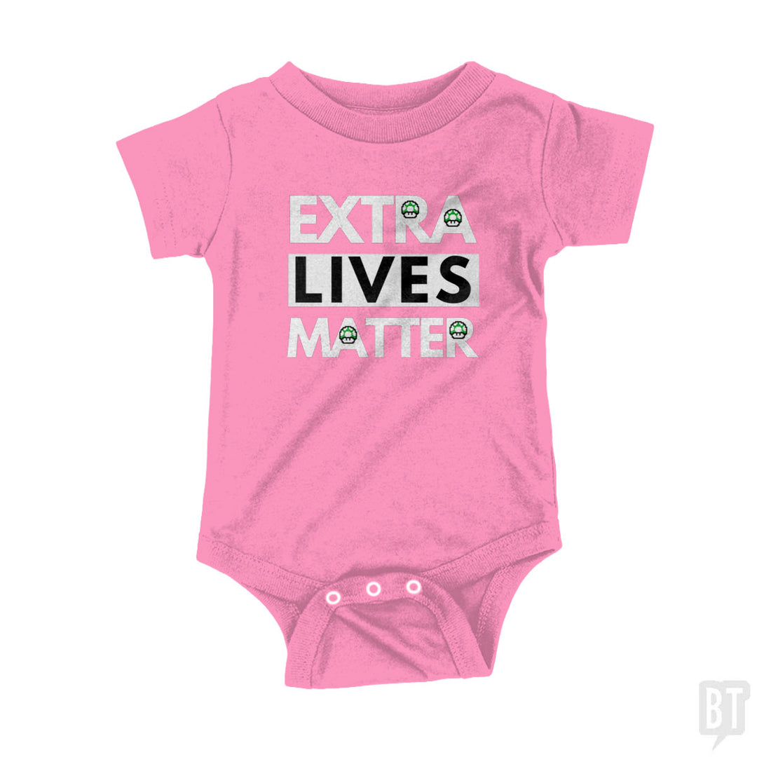 Extra Lives Matter Baby One-Piece
