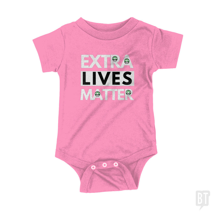 Extra Lives Matter Baby One-Piece