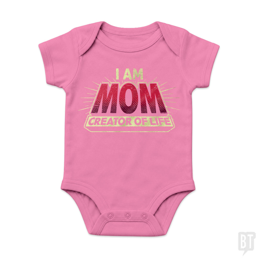 Mom-Creator of Life Baby One-Piece