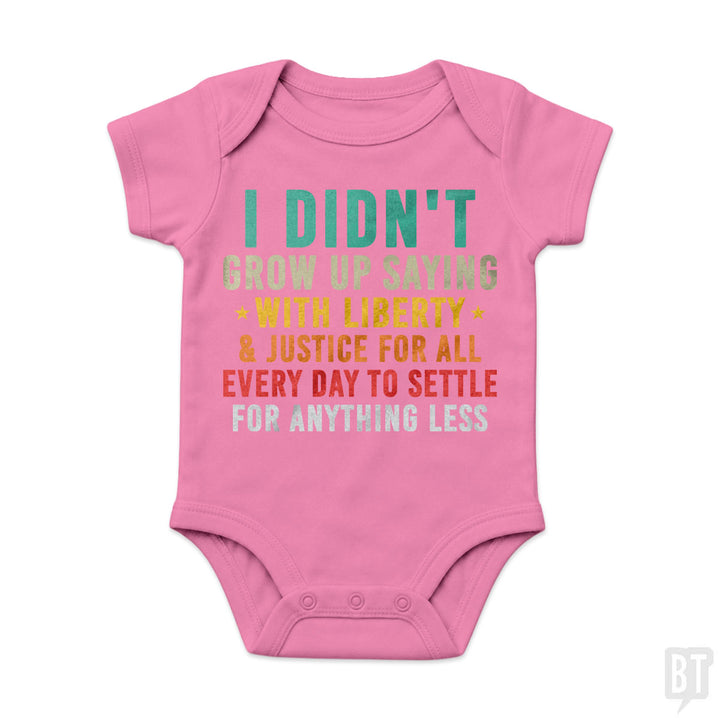 Justice For All Baby One-Piece