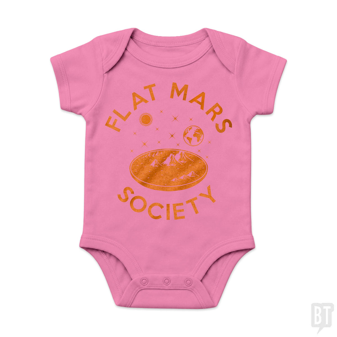 Flat Mars Society Baby One-Piece