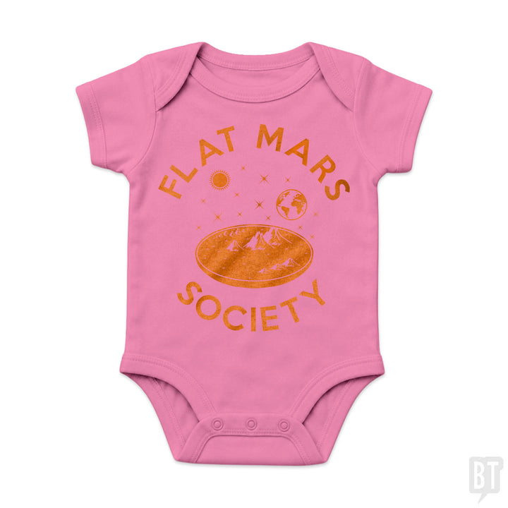Flat Mars Society Baby One-Piece