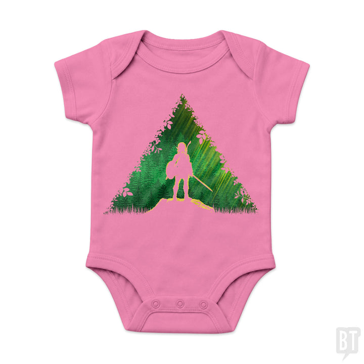 Link In A Forest Baby One-Piece