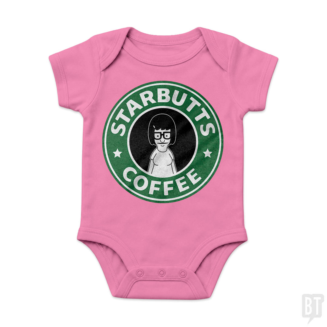 Starbutts Coffee Baby One-Piece