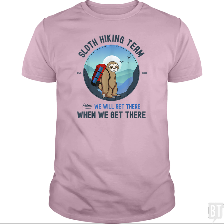 Funny Sloth Hiking Team