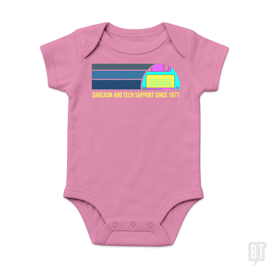 Sarcasm and Tech Support Baby One-Piece